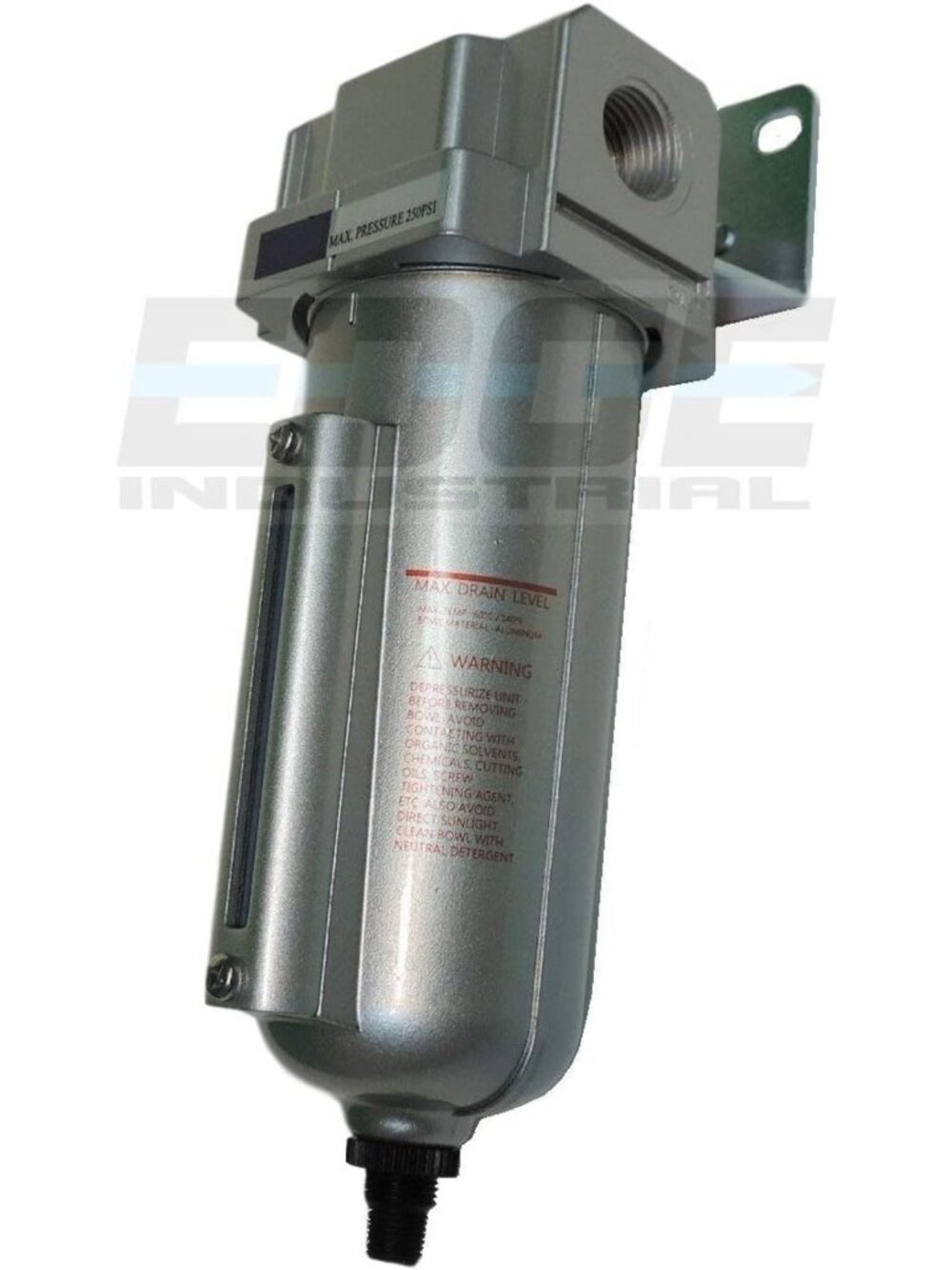 Heavy Duty 1/2" Particulate Filter Moisture Trap Water Separator with Auto Drain